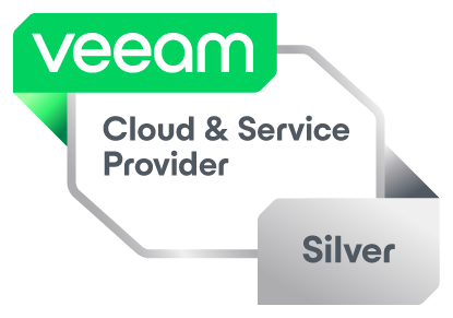 zertifikat_CSP_Partner_Silver_logo Logo von VEEAM Partner von SAC GmbH in grünen dünnen Buchstaben