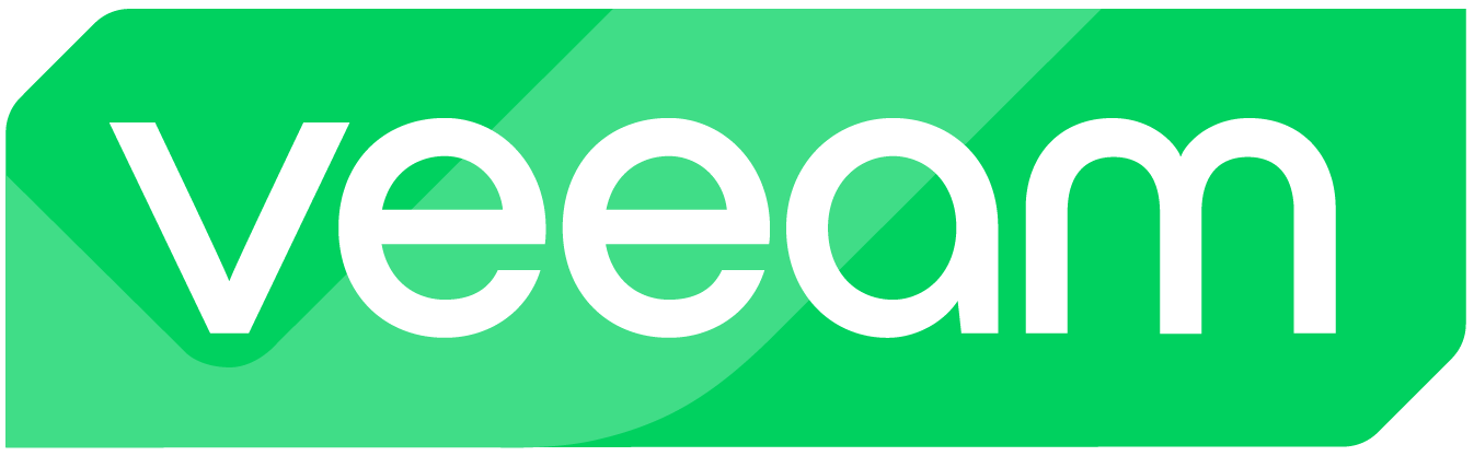 Logo von VEEAM Partner von SAC GmbH in grünen dünnen Buchstaben