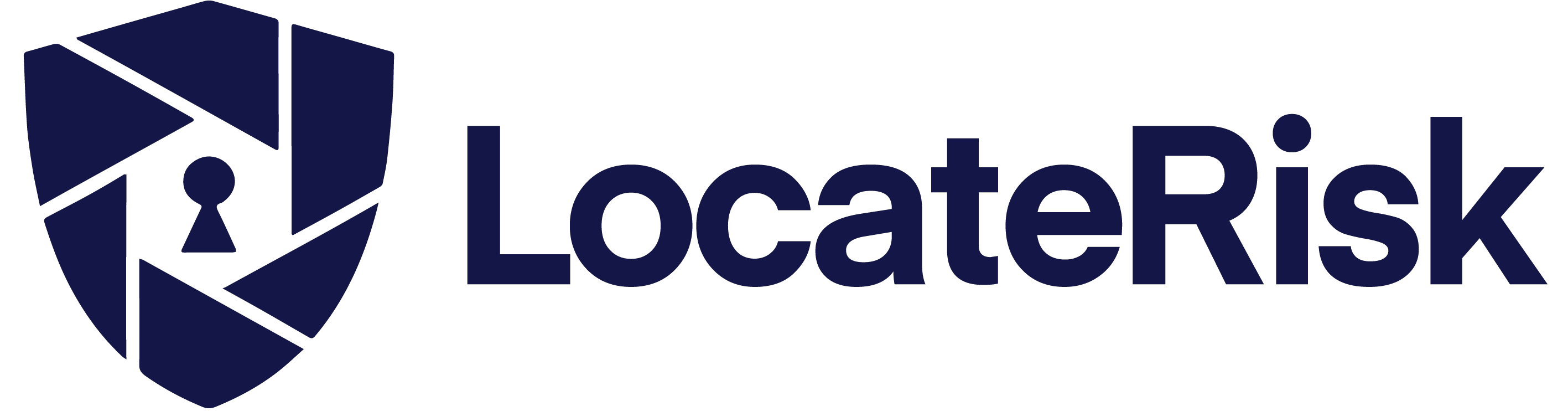 sac_partnerlogo_locaterisk Logo von LocaterRisk Partner von SAC GmbH, ein Schild mit einem Schloss in der Mitte in dunkelblauer Farbe