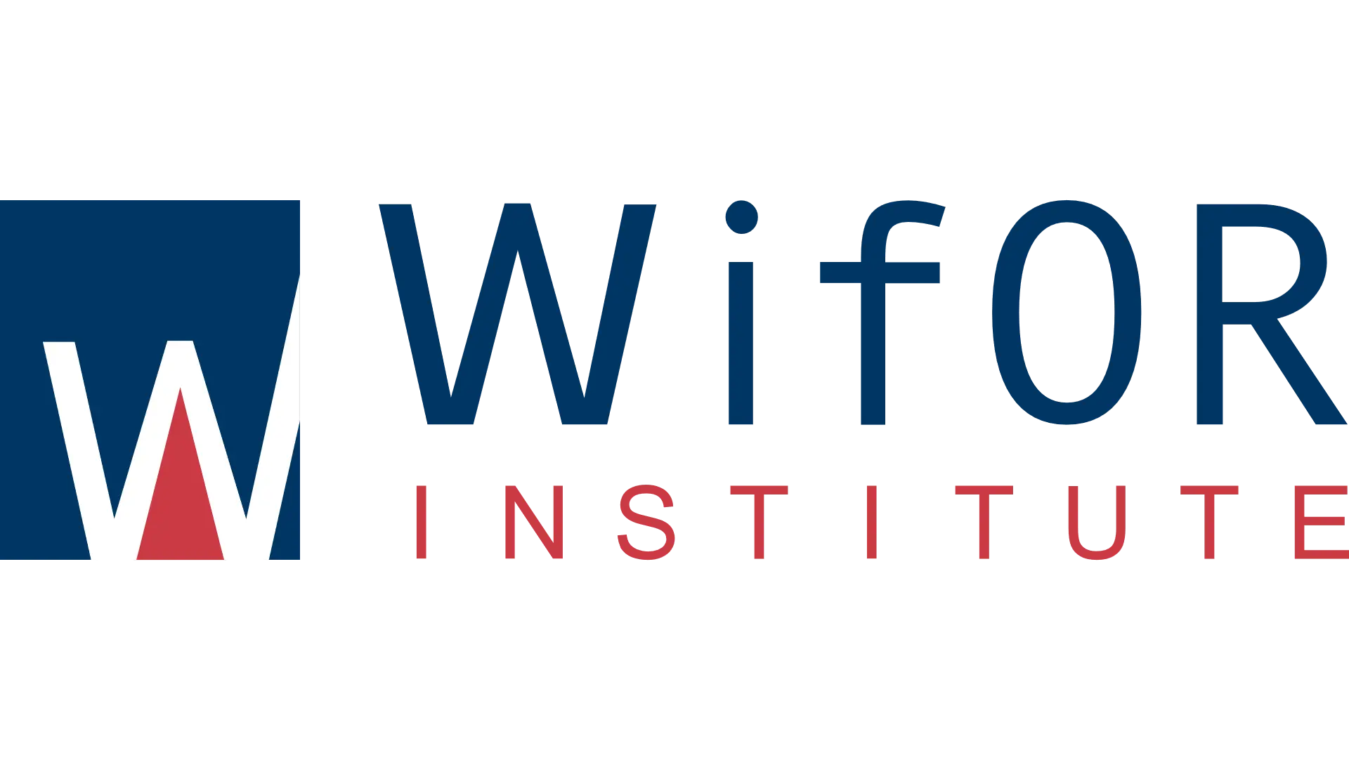 Auf dem WifOR-Logo ist WifOR in blauen Grußbuchstaben und unten drunter Institute in roten Großbuchstaben geschrieben.